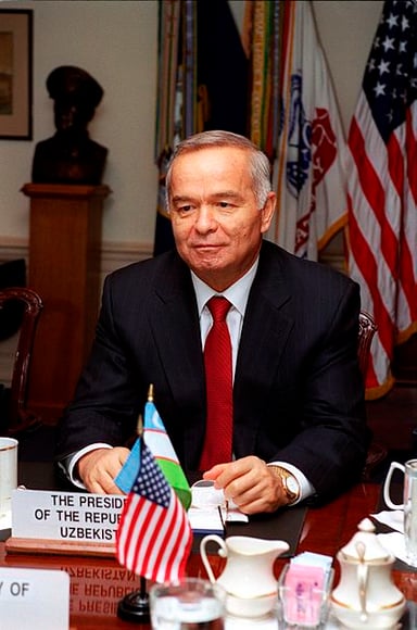 How often did Karimov win more than 90% of the vote?
