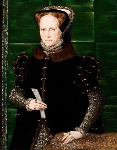 How many years did Mary I of England reign?