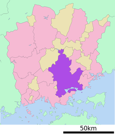 In what month was Okayama City founded?