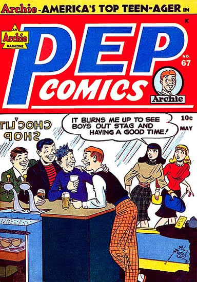 What is the name of the diner where the Archie Comics characters often hang out?
