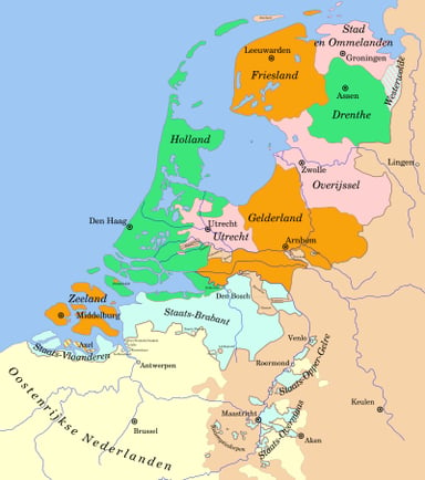 Which provinces formed the Dutch Republic?