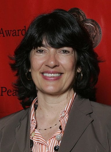 On which television network does Amanpour also host a show called "Amanpour & Company"?
