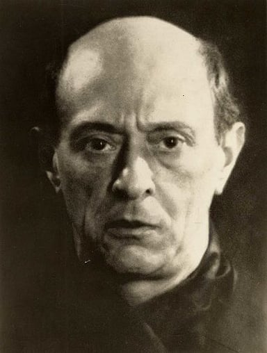 What are Arnold Schoenberg's most famous occupations?