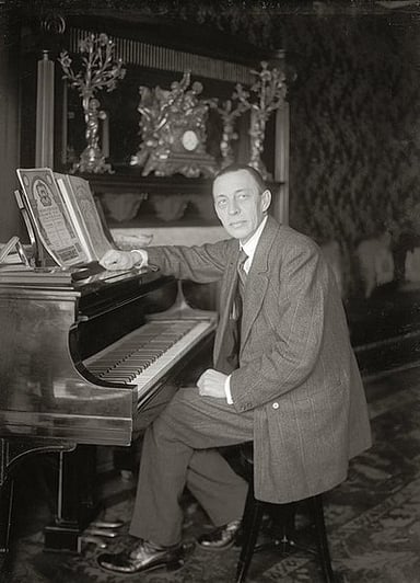 What was Rachmaninoff's occupation after leaving Russia?