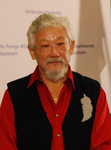 What rank did David Suzuki achieve in a CBC Television series to select The Greatest Canadian?