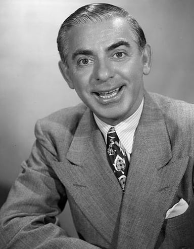 What was one of Eddie Cantor's famous nicknames?