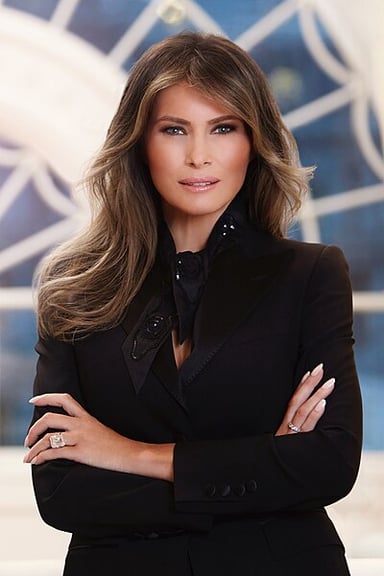 What was Melania Trump's profession before becoming the First Lady?