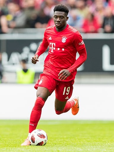 Which Bundesliga club does Alphonso Davies play for?