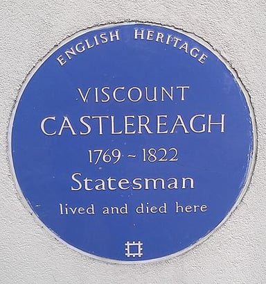 In 1820, what policy did Castlereagh adopt?