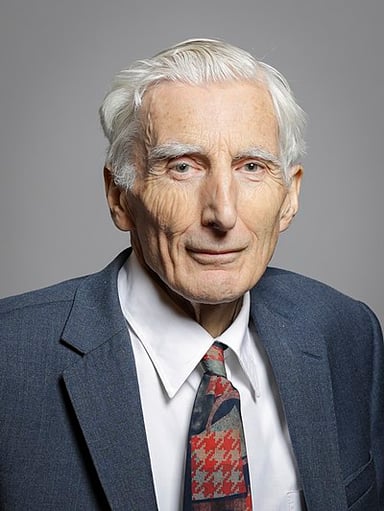 How many different fields does Martin Rees hold fellowships in?