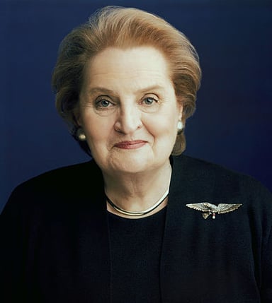 What is the religion or worldview of Madeleine Albright?