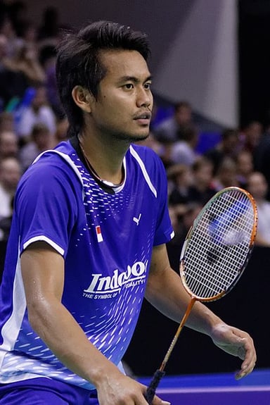 Which major badminton tournament did Tontowi Ahmad win in 2017?