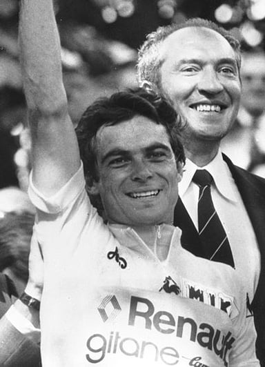 Which year did Hinault miss the Tour de France due to knee problems?