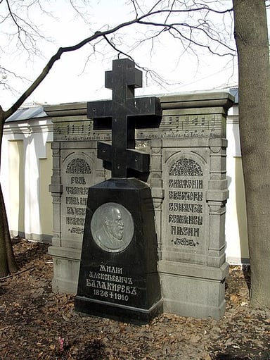 When Mily Balakirev died?