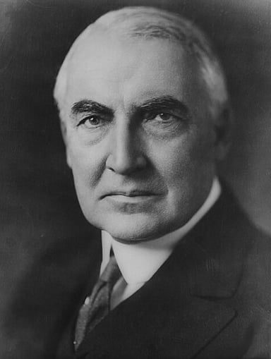 Could you tell when Warren G. Harding died?