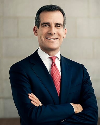 How many years did Garcetti spend as mayor of LA before becoming US ambassador to India?