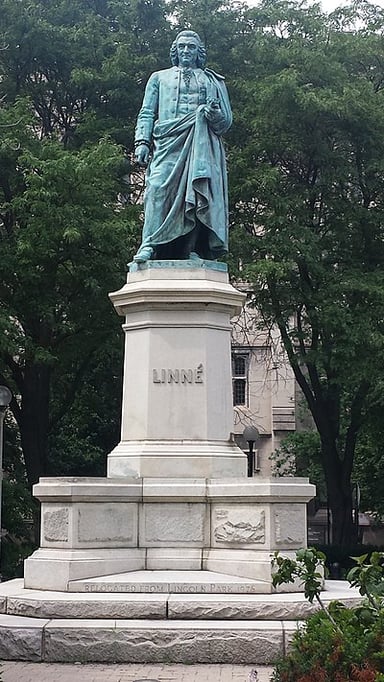 When was Carl Linnaeus born?