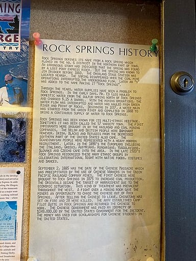 What event celebrates Rock Springs' rich cultural heritage?