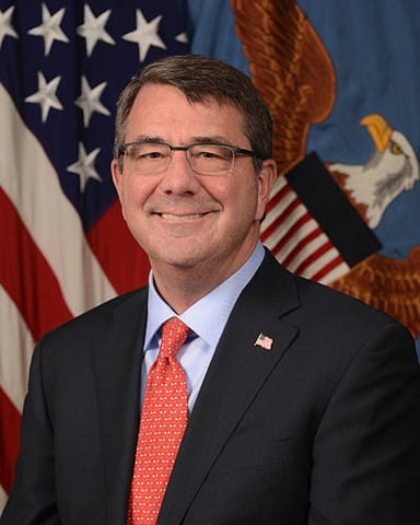 What position did Ash Carter hold from February 2015 to January 2017?