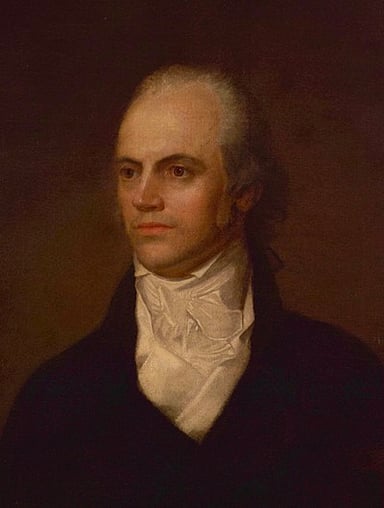 In which war did Aaron Burr serve as an officer?