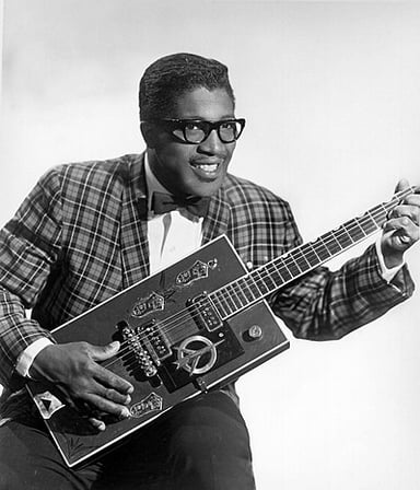 What year was Bo Diddley inducted into the Rhythm and Blues Music Hall of Fame?