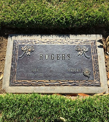 What year did Ginger Rogers pass away?