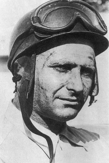 Who inducted Fangio into the International Motorsports Hall of Fame?