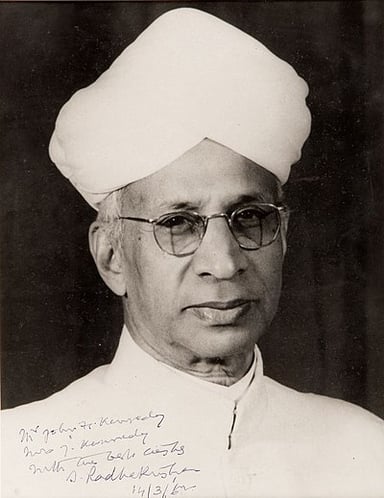 Radhakrishnan served as the fourth vice-chancellor of which university?