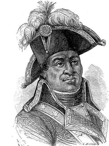 In what year did Toussaint Louverture die?
