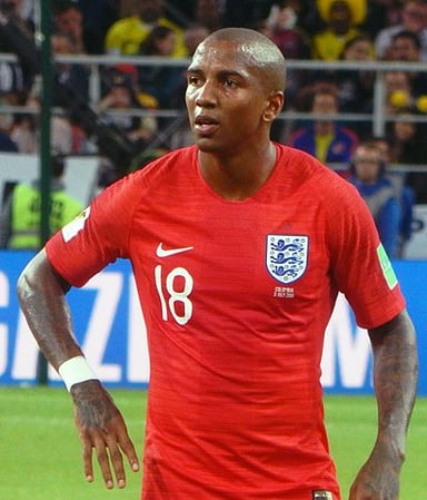 What position does Ashley Young play for Everton?