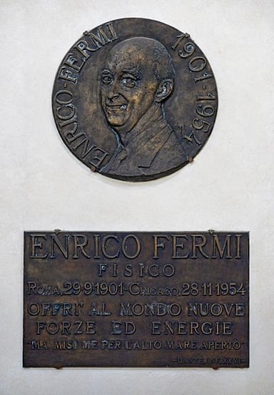 Which of the following fields of work was Enrico Fermi active in?