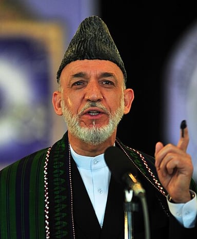 What is Hamid Karzai's ethnic background?