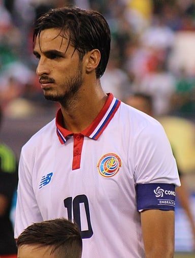 Which international competition did Bryan Ruiz participate in with the Costa Rican national team?