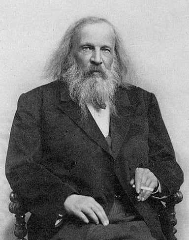 Which of the following is a notable work of Dmitri Mendeleev?