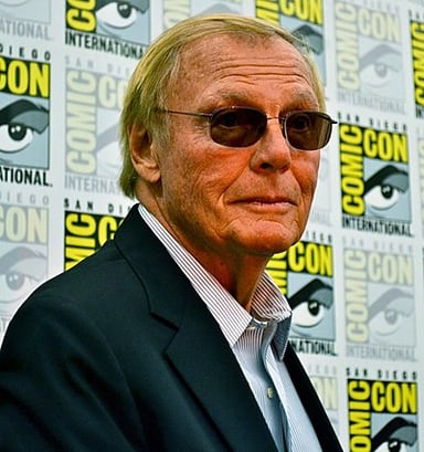 In which decade did Adam West's career begin?