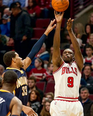 When was Luol Deng named to the NBA All-Defensive Second Team?