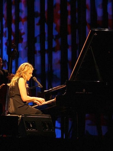 In which year was Diana Krall named the second greatest jazz artist of the decade by Billboard magazine?