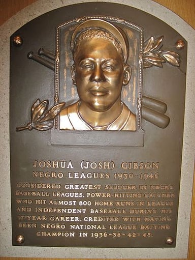 Which league did Josh Gibson primarily play in?