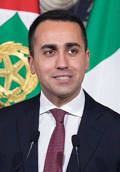 With whom did Luigi Di Maio have a coalition when he was in Five Star Movement?
