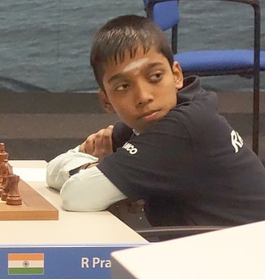 At what age did R. Praggnanandhaa defeat Then-world champion?