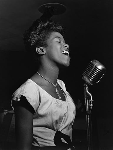 What was Sarah Vaughan’s first commercial recording called?
