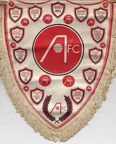 In which year did Aberdeen F.C. join the top flight of Scottish football?