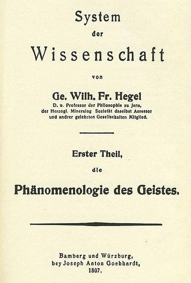When was Georg Wilhelm Friedrich Hegel born?