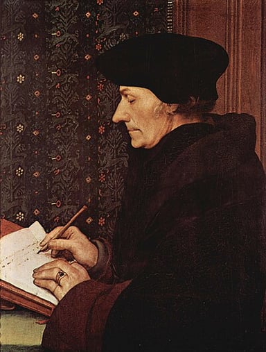 Which language did Erasmus primarily write in?