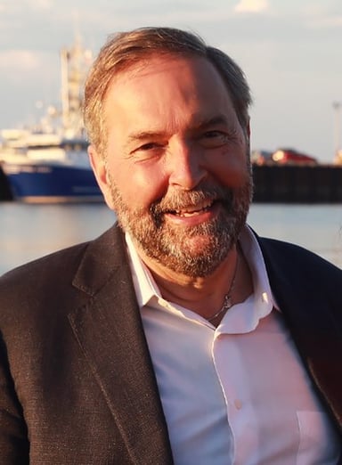 What university degree is Mulcair known to hold?