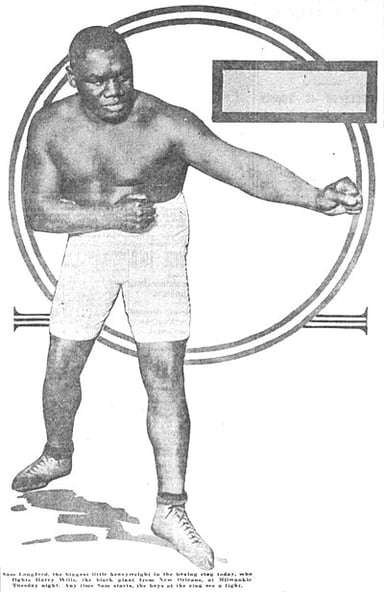 What weight class did Sam Langford NOT fight in?