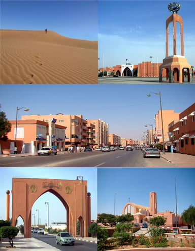 Which ocean is Laayoune closest to?