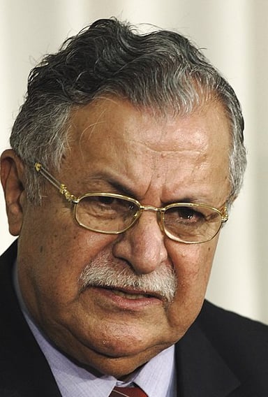 What happened in 2003 that had significant impact on Jalal Talabani's political role?