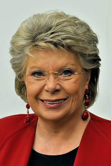 Which area did Viviane Reding focus on as Commissioner for Justice?