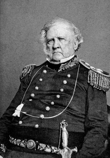 What was Winfield Scott's nickname due to his strict military discipline?